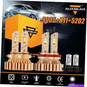 US�w�b�h���C�g AuxBeam LED�w�b�h���C�g9005 H11 + FOG�d��5202�pChevy Silverado 1500 07-14 2015 AUXBEAM LED Headlight 9005 H11+Fog Bulb 5202 for Chevy Silverado 1500 07-14 2015