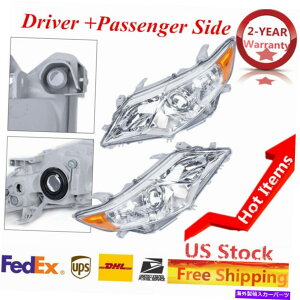 USヘッドライト カープロジェクターヘッドライトヘッドランプドライバー+ 2012-2014トヨタカムリS Car Projector Headlights Headlamps Driver+Passenger For 2012-2014 Toyota Camry S