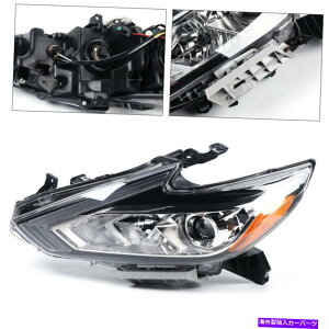 USwbhCg 16-18 Altima HalogenwbhCgW / O LED DRLwbhvhCoABSvX`bN For 16-18 Altima Halogen Headlight w/o LED DRL Headlamp Driver Side ABS Plastic
