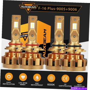 USwbhCg Scion TC 2005-2008 4X LEDwbhCgdR{9005 HB3 9006 HB4̂߂AuxBeamtBbg AUXBEAM Fit for Scion tC 2005-2008 4X LED Headlight Bulb Combo 9005 HB3 9006 HB4