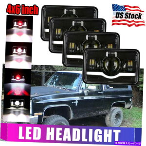 USwbhCg 4pc 120W 4x6 "LEDwbhCgHi-Lor[tBbgV{[J}uU[81-84 86-88 97 4pc 120W 4x6"Led Headlight Hi-Lo Beam Fit Chevrolet Camaro Blazer 81-84 86-88 97