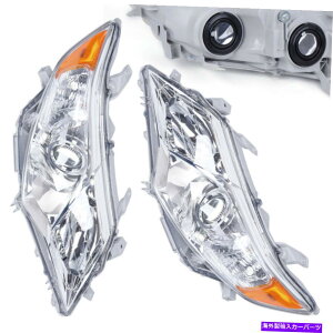 USwbhCg g^Ĵ߂̃vWFN^̃wbhCghCo[+q̑Oʍ Projector Headlights Driver+Passenger Side Front Left Right For Toyota Camry