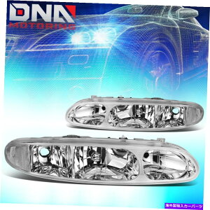 USwbhCg 1999N2004Noldsmobile Alero ChromingnEWONAR[i[̃wbhCg/vLH + RH FOR 1999-2004 OLDSMOBILE ALERO CHROME HOUSING CLEAR CORNER HEADLIGHT/LAMPS LH+RH