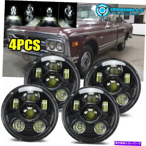 USwbhCg 4×5.75C`vWFN^[LEDwbhCgH5006tBbgGMC C15 / C1500 C25 / C2500 C35 / C3500 4x 5.75"inch Projector LED Headlight H5006 Fit GMC C15/C1500 C25/C2500 C35/C3500
