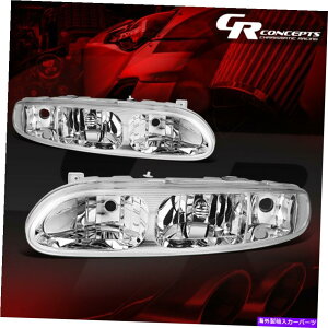 USwbhCg 1999 - 2004N̂߂̃yAN[nEWONATChhCrOwbhCgOldsmobile Alero PAIR CHROME HOUSING CLEAR SIDE DRIVING HEADLIGHT FOR 1999-2004 OLDSMOBILE ALERO