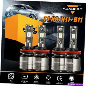 USwbhCg Auxbeam LED̃wbhCgd+ Canbus for Chevy Malibu Impala H11 H9[r[ AUXBEAM LED Headlight Bulbs+Canbus for Chevy Malibu Impala H11 H9 High Low Beam