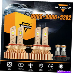 USwbhCg Auxbeam x60 9005 9006 Dodge Journey 2010-2019̂߂̃wbhCg5202̖̓d𓱂܂ AUXBEAM X60 9005 9006 LED Headlight 5202 Fog Bulbs for Dodge Journey 2010-2019