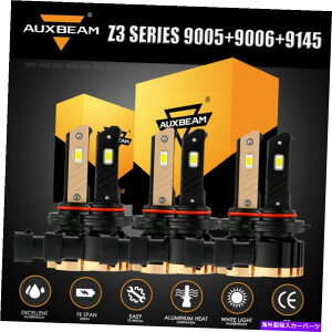 USwbhCg GMC Sierra Chevy Silverado 03-06̂߂6x Auxbeam Z3 Canbus LED̃wbhCg̖̓d 6x AUXBEAM Z3 CANBUS LED Headlight Fog Bulb for GMC Sierra Chevy Silverado 03-06