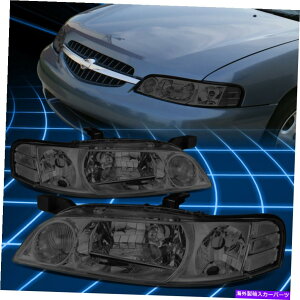 USwbhCg 00-01YAltimaX[NnEWONAR[i[wbhCgv̌ For 00-01 Nissan Altima Smoked Housing Clear Corner Headlight Lamps Replacement