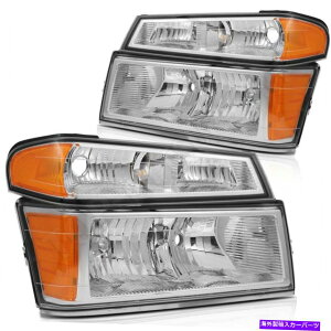 USwbhCg tBbg04-12V{[RhGMCLjIvWFN^[wbhCgwbhv̌ Fits 04-12 Chevy Colorado GMC Canyon Projector Headlight Headlamps Replacement