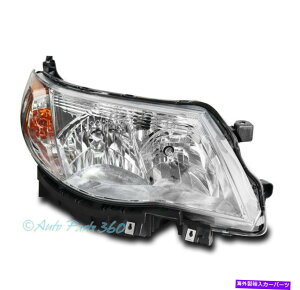 US�w�b�h���C�g 09-13 Subaru Forester Chrome�����w�b�h���C�g�w�b�h�����v���q FOR 09-13 SUBARU FORESTER CHROME REPLACEMENT HEADLIGHT HEADLAMP PASSENGER RIGHT�y���s�A���i�z