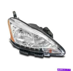 USwbhCg 13 14 15ZgLEDo[wbhCgwbhvN[qRH For 13 14 15 Sentra LED Bar Headlight Headlamp Chrome Passenger Right RH Side