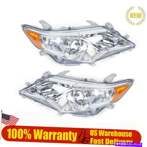 US�w�b�h���C�g 2012-2014 TOYOTA CAMRY 2.5L�v���W�F�N�^�w�b�h���C�g�����v�y�A�N���A�����Y�V�i For 2012-2014 Toyota Camry 2.5L Projector Headlights Lamps Pair Clear Lens NEW�y���s�A���i�z