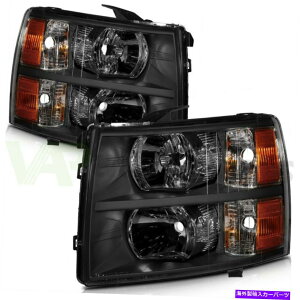 USwbhCg Chevy Silverado 2007-2014փwbhCgAZuyAubNnEWO For Chevy Silverado 2007-2014 Replacement Headlights Assembly Pair Black Housing