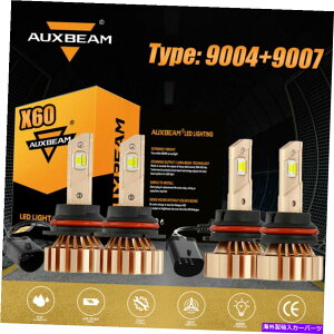 US�w�b�h���C�g AuxBeam 9004 + 9007 LED�w�b�h���C�g�d���L�b�g1999-2001 Dodge RAM 3500 2500 1500 AUXBEAM 9004+9007 LED Headlight Bulb Kit For 1999-2001 Dodge Ram 3500 2500 1500