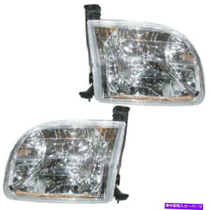 USwbhCg 00-04chgbNwbhCgwbhvwbhCgvEZbgyA For 00-04 Tundra Truck Headlight Headlamp Head Light Lamp Left & Right SET PAIR