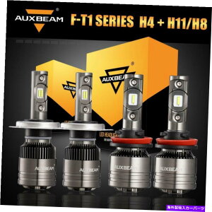 USwbhCg 2ZbgAUXBeam H4[r[LEDwbhCgH11 H8tHOCg+JuX6500K F-T1 2Sets AUXBEAM H4 High Low Beam LED Headlight H11 H8 Fog Light+Canbus 6500K F-T1