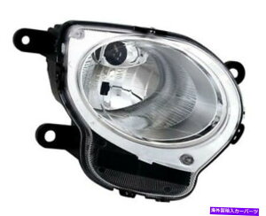 US�w�b�h���C�g ���Ԃ̑��s��H1�n���Q���ƃt�B�A�b�g500�̉E���̃w�b�h���C�g right side headlight for FIAT 500 with daytime running lights H1 HALOGEN�y���s�A���i�z