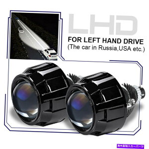 USwbhCg 2{2.5 "70W BI LEDwbhCgvWFN^[YHI / LO 6000K H4 H7 9005A_v^[LHD 2X 2.5" 70W Bi LED Headlight Projector Lens Hi/Lo 6000k H4 H7 9005 Adapter LHD