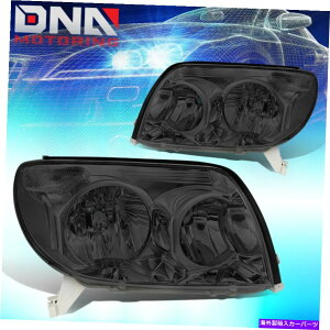 USwbhCg 2003N2005Ng^4RUNNERX[NNAhCrOwbhCg/v̌ FOR 2003-2005 TOYOTA 4RUNNER SMOKED CLEAR DRIVING HEADLIGHT/LAMPS REPLACEMENT