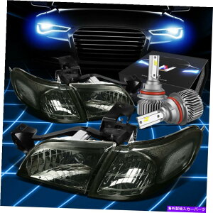 USwbhCg FIT 1997-2005x`[/VGbgwbhCg+R[i[CgW / LEDXX^CX[N Fit 1997-2005 Venture/Silhouette Headlights+Corner Light W/LED Slim Style Smoked