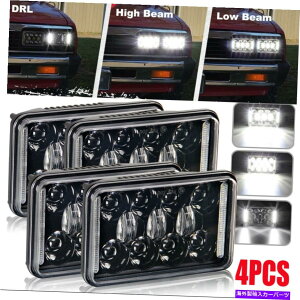 US�w�b�h���C�g Chevrolet Kodiak C4500�����C5500 2003-2009�̂��߂�4�s�[�X�̃h�b�g�n���[4x6 LED�w�b�h���C�g 4pcs DOT Halo 4x6 LED Headlights For Chevrolet Kodiak C4500 and C5500 2003-2009�y���s�A���i�z