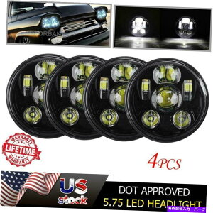 USwbhCg 4X 5.75 5-3 / 4EhLEDwbhCgMercury Cougar CometpHi-LoubNvWFN^[ 4x 5.75 5-3/4 Round LED Headlight Hi-Lo Black Projector for Mercury Cougar Comet