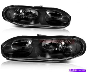 USwbhCg V{[J}̃wbhCg1998-2002Zwbhv+E Headlights For Chevy Camaro 1998-2002 Black Housing Headlamp Left + Right Sides