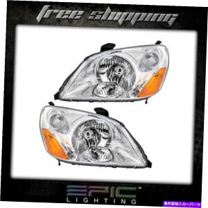 USwbhCg tBbg2003-05z_pCbgwbhCgwbhvyAEZbg Fits 2003-05 Honda Pilot Headlights Headlamps Pair Left Right Set