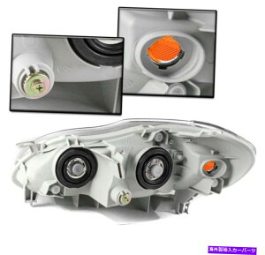 USwbhCg 2003N2008Ñg^J[CEXLENwbhCgwbhvW / LED DRLLbg FOR 2003-2008 TOYOTA COROLLA CE LE XLE CHROME HEADLIGHTS HEADLAMPS W/LED DRL KIT