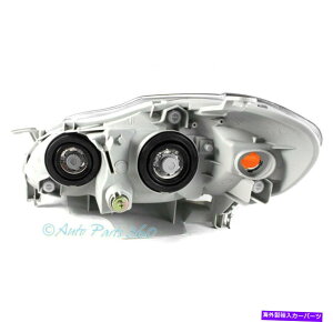 USwbhCg 03-08g^J[wbhCgvW /op[u[DRL LED FOR 03-08 TOYOTA COROLLA REPLACEMENT BLACK HEADLIGHTS LAMP W/BUMPER BLUE DRL LED