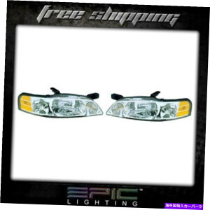 US�w�b�h���C�g FITS 2000-01���YALTIMA�w�b�h���C�g�w�b�h�����v�y�A���E�Z�b�g Fits 2000-01 Nissan Altima Headlights Headlamps Pair Left right set�y���s�A���i�z