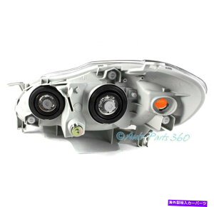 USwbhCg 03-08g^J[NX^wbhCgwbhvN[W /DRL LEDVOi FOR 03-08 TOYOTA COROLLA CRYSTAL HEADLIGHT HEADLAMP CHROME W/BLUE DRL LED SIGNAL