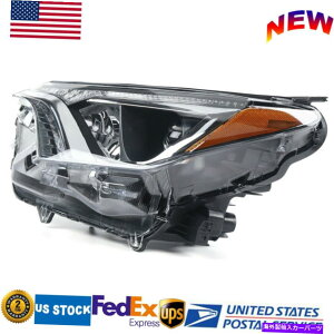 USwbhCg 2016-2018g^RAV4N[nEWÔ߂̃hCo[̃TChiLHjwbhvtBbg Driver 's Side (LH) Headlamp Fit For 2016-2018 Toyota Rav4 Chrome Housing NEW