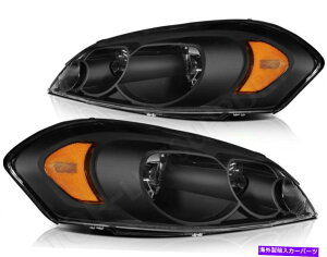 USwbhCg tBbg2006-2013V{[CpvWFN^[wbhCgv̌+E Fits 2006-2013 Chevrolet Impala Projector Headlights lamp Replacement Left+Right