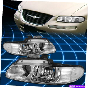USwbhCg 96-00^EJg[LoVoyagervWFN^[wbhCgvN[/NA For 96-00 Town&Country Caravan Voyager Projector Headlight Lamps Chrome/Clear