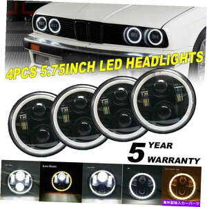 USwbhCg 4s[X5-3 / 4 5.75 "LEDwbhCgpxvWFN^[HI / LOV[r[vDRL 4PCS 5-3/4 5.75" LED Headlights Angle Eye Projector Hi/Lo Sealed Beam Lamps DRL
