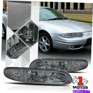 US�w�b�h���C�g 99-04�̂��߂̉��̐F�����̃w�b�h���C�g�����v�̃N���A�V�O�i���̔��ˊ�Alero Smoke Tinted Headlight Lamp Clear Signal Reflector for 99-04 Oldsmobile Alero�y���s�A���i�z