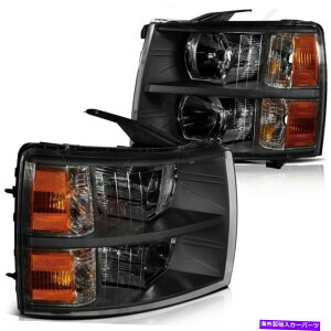 USwbhCg wbhCgubNwbhvL + RyÂ߂Chevy Silverado 1500 3500 For Chevy Silverado 1500 2500 3500 2007-2014 Headlights Black Headlamps L+R Pair