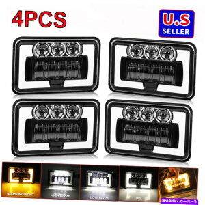 USwbhCg 4×6 "vWFN^IXLEDwbhCgV[wbhvϊnQHIDLZm 4x6" Projector Osram LED Headlights Sealed Headlamp Conversion Halogen HID Xenon