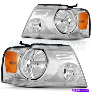 USwbhCg F-150 / 06-08J[}[NLTwbhvyÂ߂̃wbhCg Headlights For 04-08 Ford F-150/06-08 Lincoln Mark LT Headlamps Replacement Pair