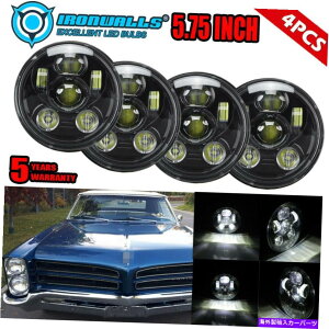 USwbhCg 4xubN5-3 / 4 "5.75 LEDwbhCgH5006 Pontiac Gto Grand Prix FirebirdɃtBbg 4x Black 5-3/4" 5.75 LED Headlight H5006 Fit for Pontiac GTO Grand Prix Firebird