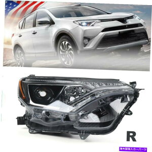 USwbhCg 2016-2018g^RAV4 L4̂߂̃nQwbhCgwbhvEȑ Halogen Headlight Headlamp Right Passenger side for For 2016-2018 Toyota RAV4 l4