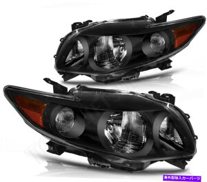 US�w�b�h���C�g 2009-2010 Toyota Corolla�̌����w�b�h���C�g�g���w�b�h�����v�̂��߂�2pcs 2pcs For 2009-2010 Toyota Corolla Replacement Headlights Assembly Headlamps�y���s�A���i�z