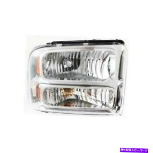 US�w�b�h���C�g F-250�X�[�p�[�f���[�e�B05-07�A�J�[�p���q�T�C�h�w�b�h���C�g�A�N���A�����Y For F-250 Super Duty 05-07, CAPA Passenger Side Headlight, Clear Lens