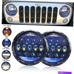 USwbhCg 130W 7C`LEDwbhCgJeep Wrangler CJ JK TJ LJ Rubicon 2PCŜ߂Hi / LOr[ 130W 7 inch LED Headlights Hi/Lo Beam For Jeep Wrangler CJ JK TJ LJ Rubicon 2Pcs