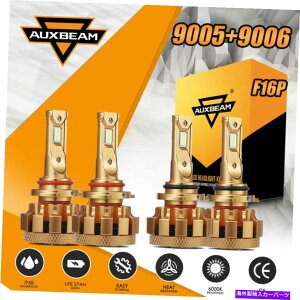US�w�b�h���C�g Auxbeam 9005 9006�R���{LED�w�b�h���C�g�d����HONDA CIVIC 2004-2013 HI LO�r�[�� AUXBEAM 9005 9006 Combo LED Headlight Bulbs For Honda Civic 2004-2013 Hi Lo Beam