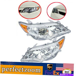 USwbhCg 2012-2014g^J[̂߂̃hCo[+q̃NAYvWFN^[wbhCg Clear Lens Projector Headlights Driver+Passenger Side For 2012-2014 Toyota Camry