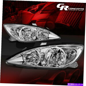 USwbhCg 02-04 Camry XV30̂߂̃yAN[nEWOwbhCg/vNAR[i[TCh}[N PAIR CHROME HOUSING HEADLIGHT/LAMP CLEAR CORNER SIDE MARK FOR 02-04 CAMRY XV30