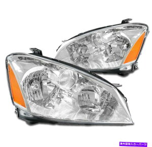 USwbhCg 05-06 Altima SE-R SE SL̎ւnQwbhCgwbhvvN For 05-06 Altima SE-R SE SL Replacement Halogen Headlights Headlamps Lamp Chrome